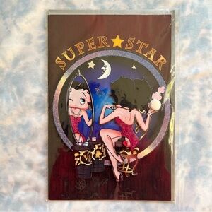 Vintage 2006 Betty Boop "Superstar" 3D card with envelope - NEW IN PACKAGING